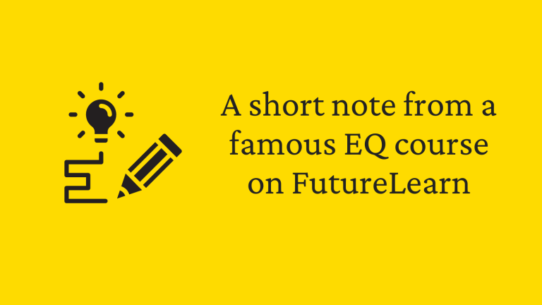 EQ course from FutureLearn - a short note