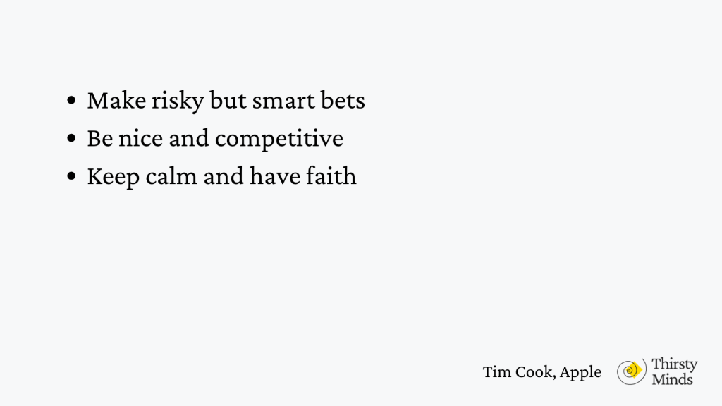 Tim Cook principles